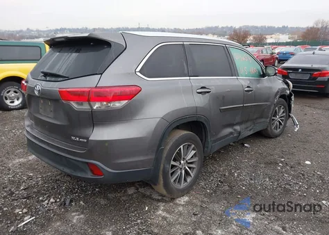 2019 Toyota Highlander Xle из США, поврежденный, VIN 5TDJZRFH8KS613253
